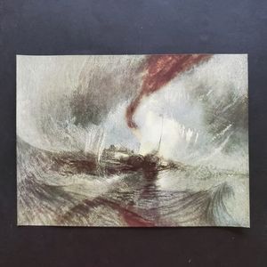 Tempete de NeigeOriginal Print From 1938 by Turner
